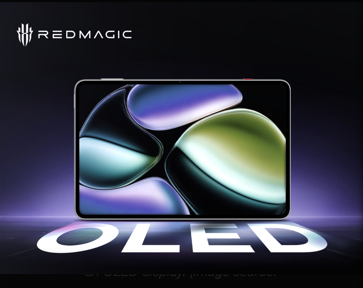 RedMagic تكشف النقاب عن جهاز لوحي مخصص للألعاب بشاشة OLED بتردد 165 هرتز ونظام تحكم لمس Synaptics S3930
