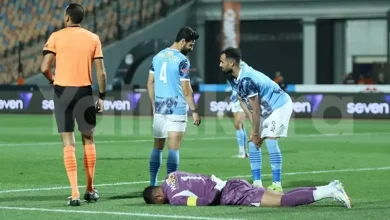 إصابات مفاجئة تضرب الشناوي ومرعي في نهائي كأس مصر خلال 6 دقائق