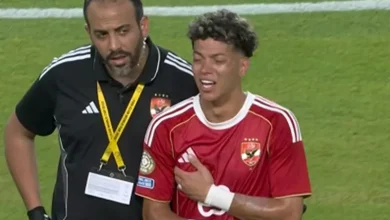 تبديل قسري: عاشور يغادر مباراة الأهلي ضد إنتر ميامي متأثراً بالبكاء