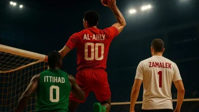 حصاد موسم الصالات: الأهلي يتصدر، والزمالك والاتحاد يتنافسان على الوصافة