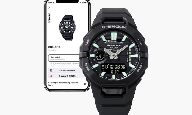 ساعة Casio G-Shock GBA-950 متوفرة الآن في الأسواق الأوروبية