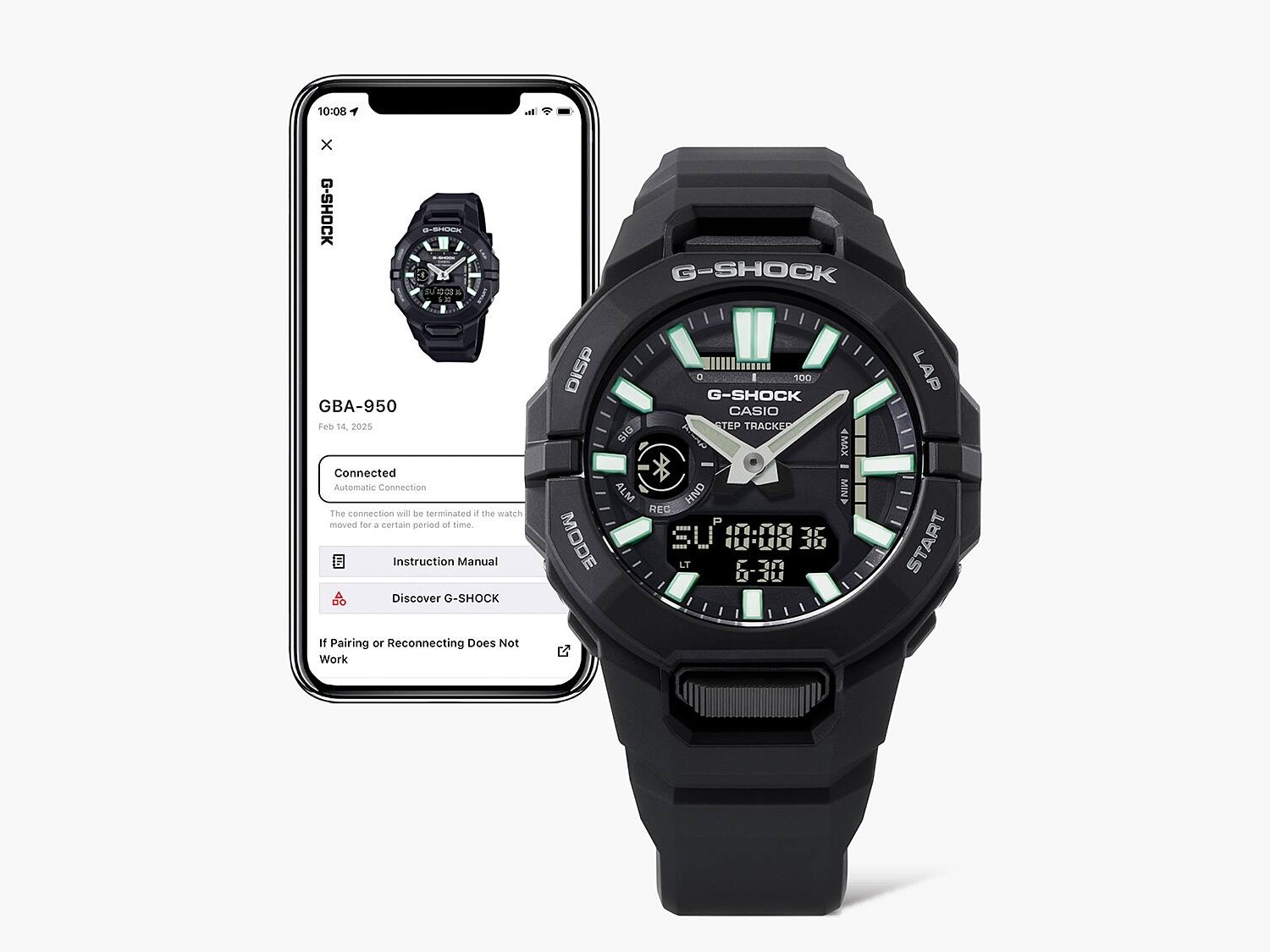 ساعة Casio G-Shock GBA-950 متوفرة الآن في الأسواق الأوروبية