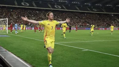 هدف دي بروين الثمين ينقذ بلجيكا من الخسارة أمام ويلز في تصفيات كأس العالم (فيديو)